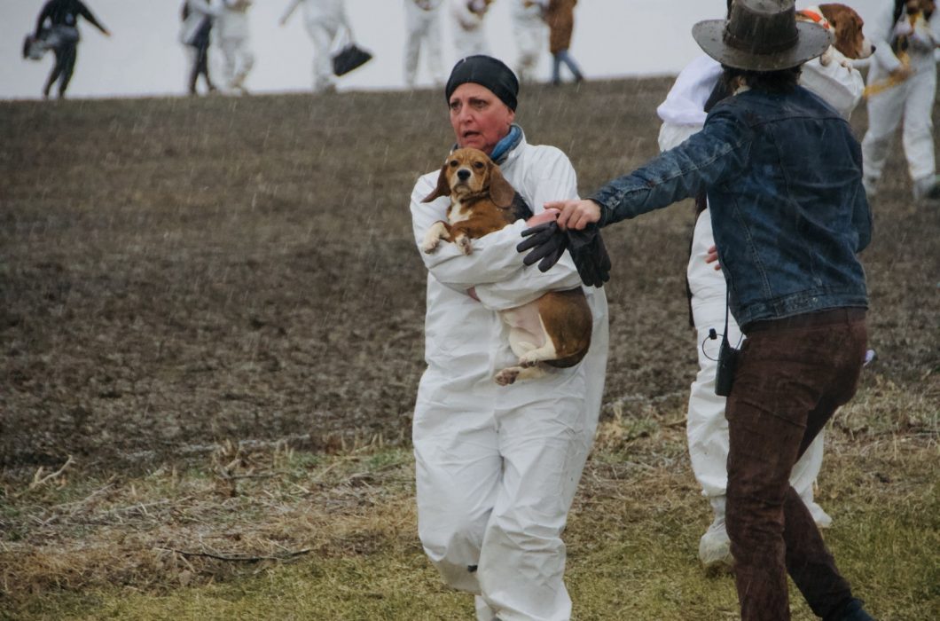 Rescuer at work